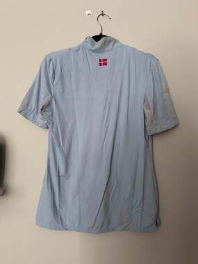 Light Blue Short Sleeve Riding Shirt | Kastel | Size L